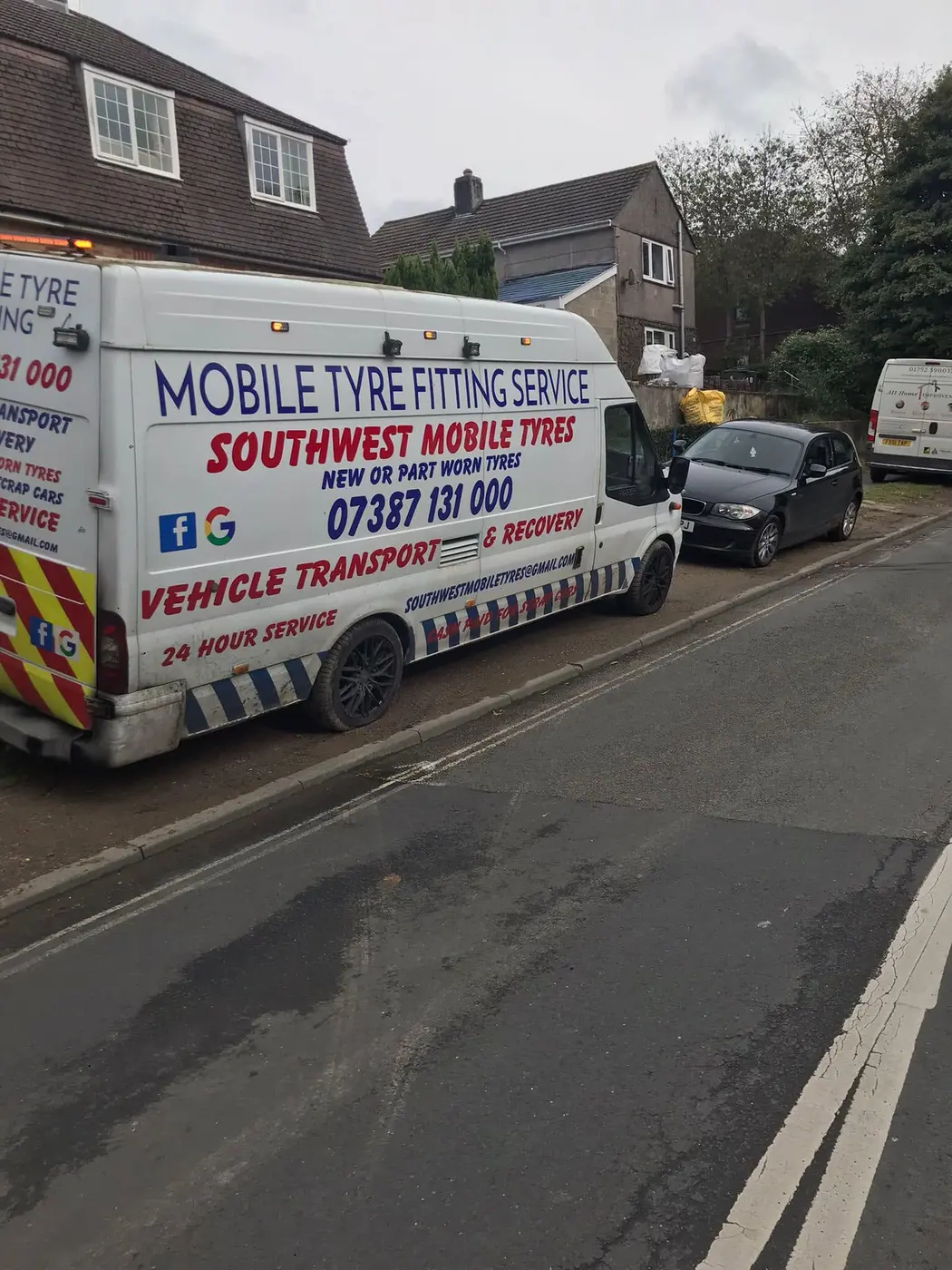 The Southwest Mobile Tyres vehicle transport and recovery van